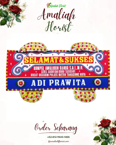 Papan Bunga Ucapan Selamat Pik 2